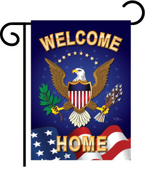 Welcome Home Garden Flag